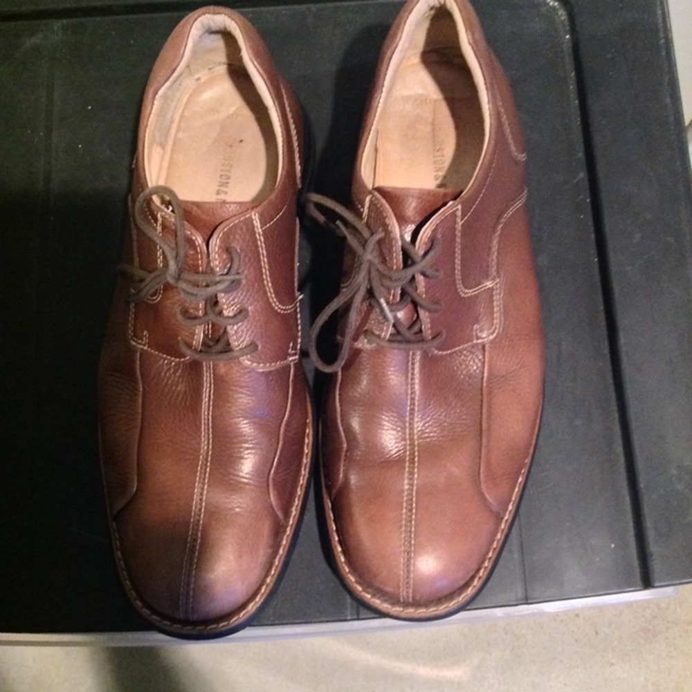 Johnston & Murphy Brown Leather Dress Shoes Size 10